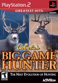 Cabela's Big Game Hunter 2008 Playstation 2 US box art